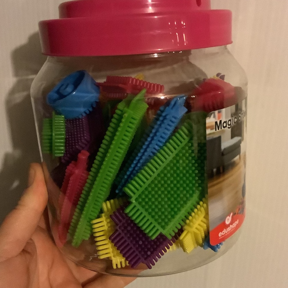 Magic Brix Building Set - Pink and Multicolor - Picture 2 of 2